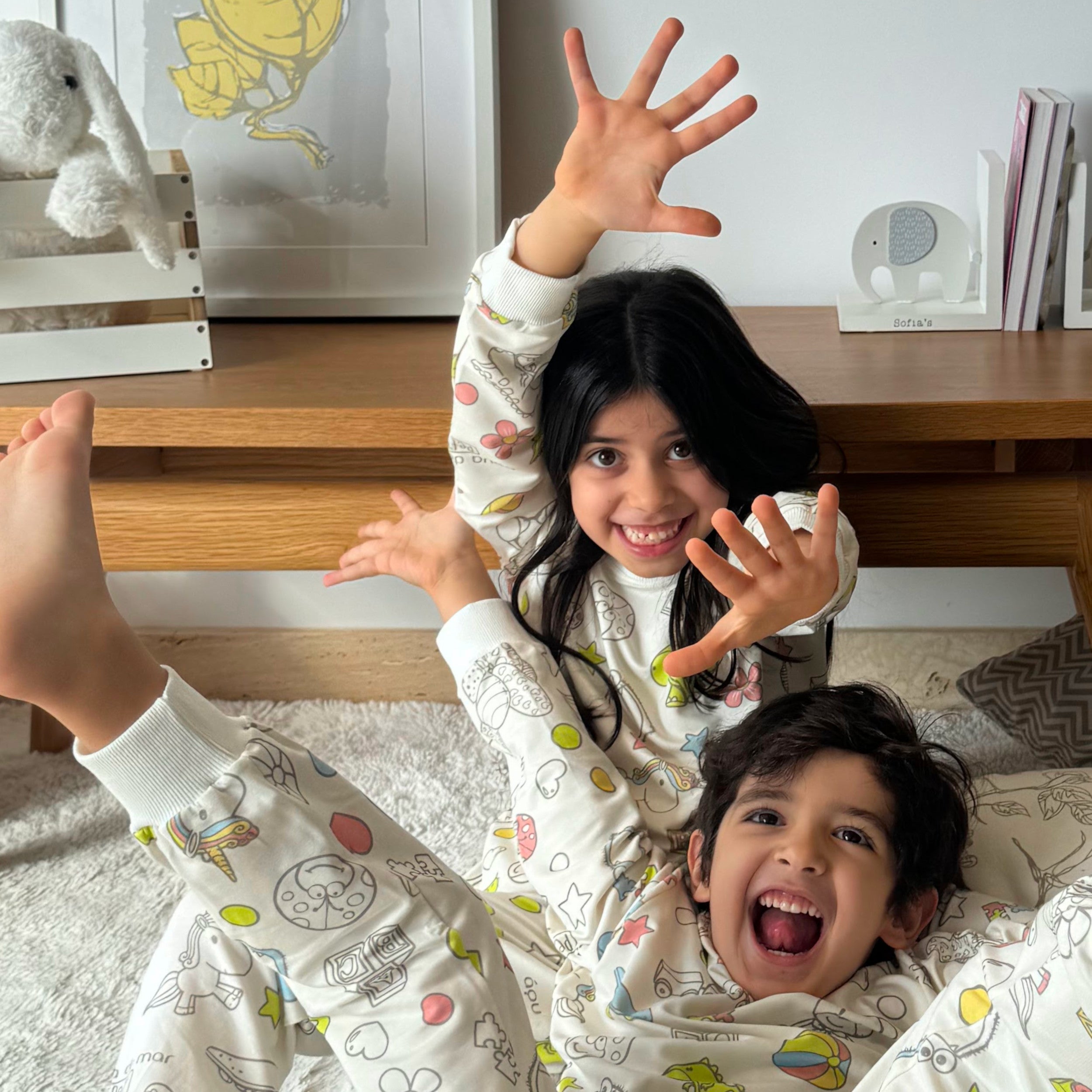 Kit Pyjama Toys – kit créatif pour enfants avec pyjama à colorier et accessoires